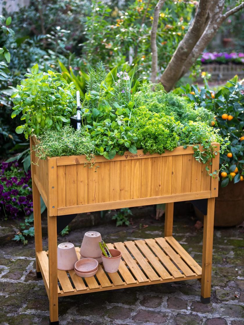 Elevated Planters |   VegTrug® Self-Watering Herb Planter Box Elevated Planters Elevated Planters