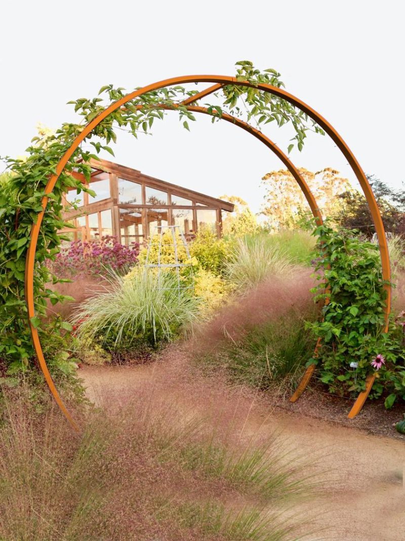 Flower Supports & Trellises |   Gracie Modern Arbor, Large Flower Supports & Trellises Flower Supports & Trellises