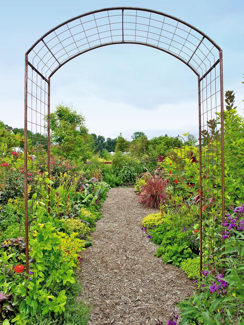 Flower Supports & Trellises |   Jardin Rose Arch Flower Supports & Trellises Flower Supports & Trellises