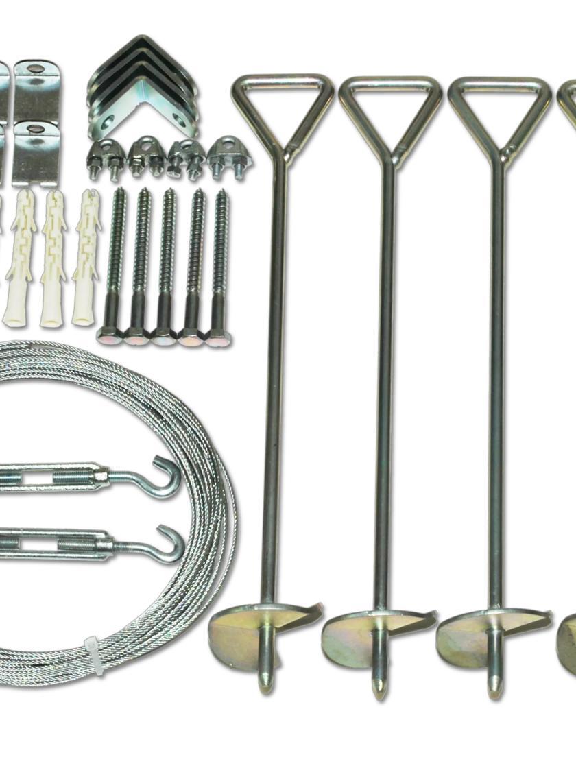 Greenhouse Accessories |   Canopia® by Palram Anchoring Kit for the Palram – Canopia Greenhouses GARDEN SUPPLIES Greenhouse Accessories