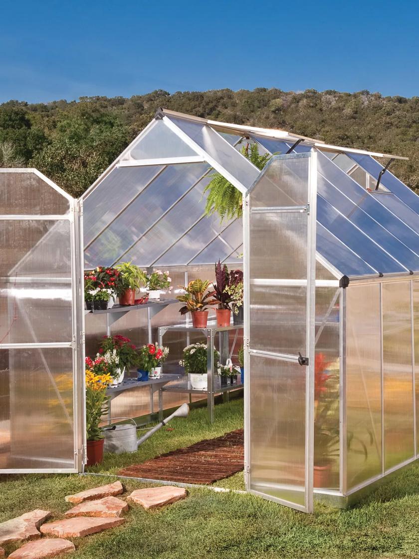 Greenhouse Kits |   Canopia® by Palram Essence™  Greenhouse, 8′ x 12′ GARDEN SUPPLIES Greenhouse Kits