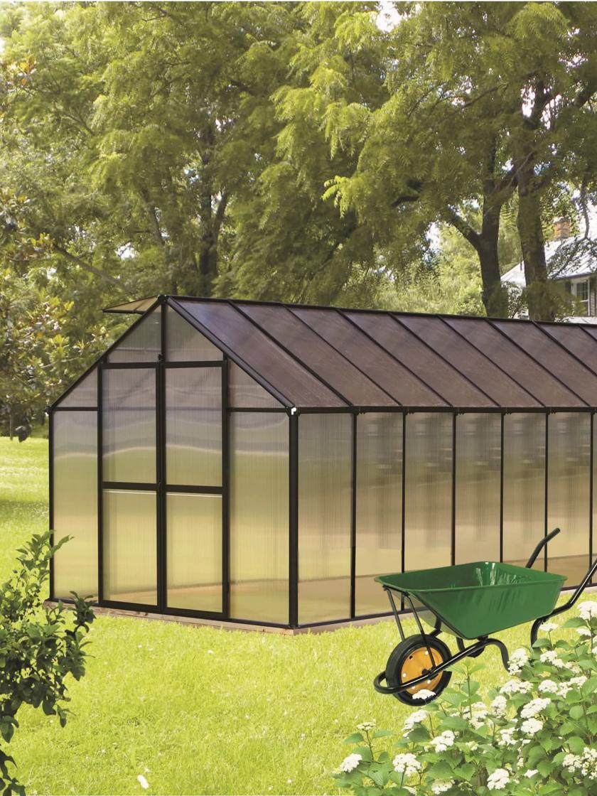 Greenhouse Kits |   MONT Greenhouse, 8′ x 24′ GARDEN SUPPLIES Greenhouse Kits