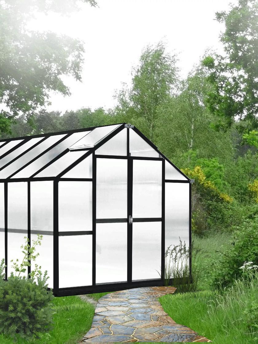 Greenhouse Kits |   MONT Growers Edition Greenhouse, 8′ x 16′ GARDEN SUPPLIES Greenhouse Kits