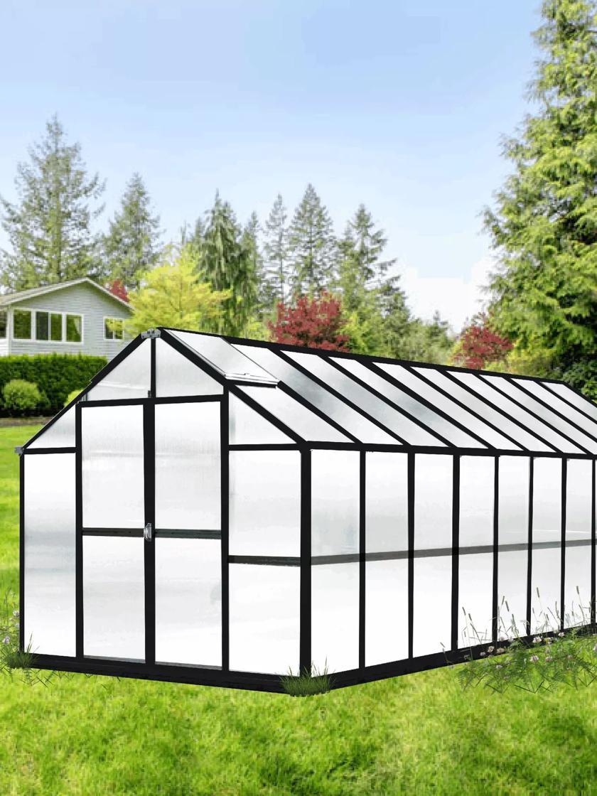 Greenhouse Kits |   MONT Growers Edition Greenhouse, 8′ x 20′ GARDEN SUPPLIES Greenhouse Kits