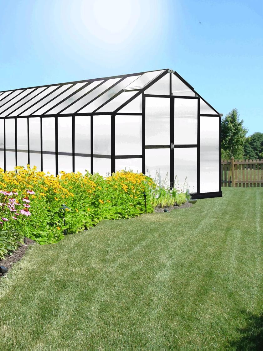 Greenhouse Kits |   MONT Growers Edition Greenhouse, 8′ x 24′ GARDEN SUPPLIES Greenhouse Kits