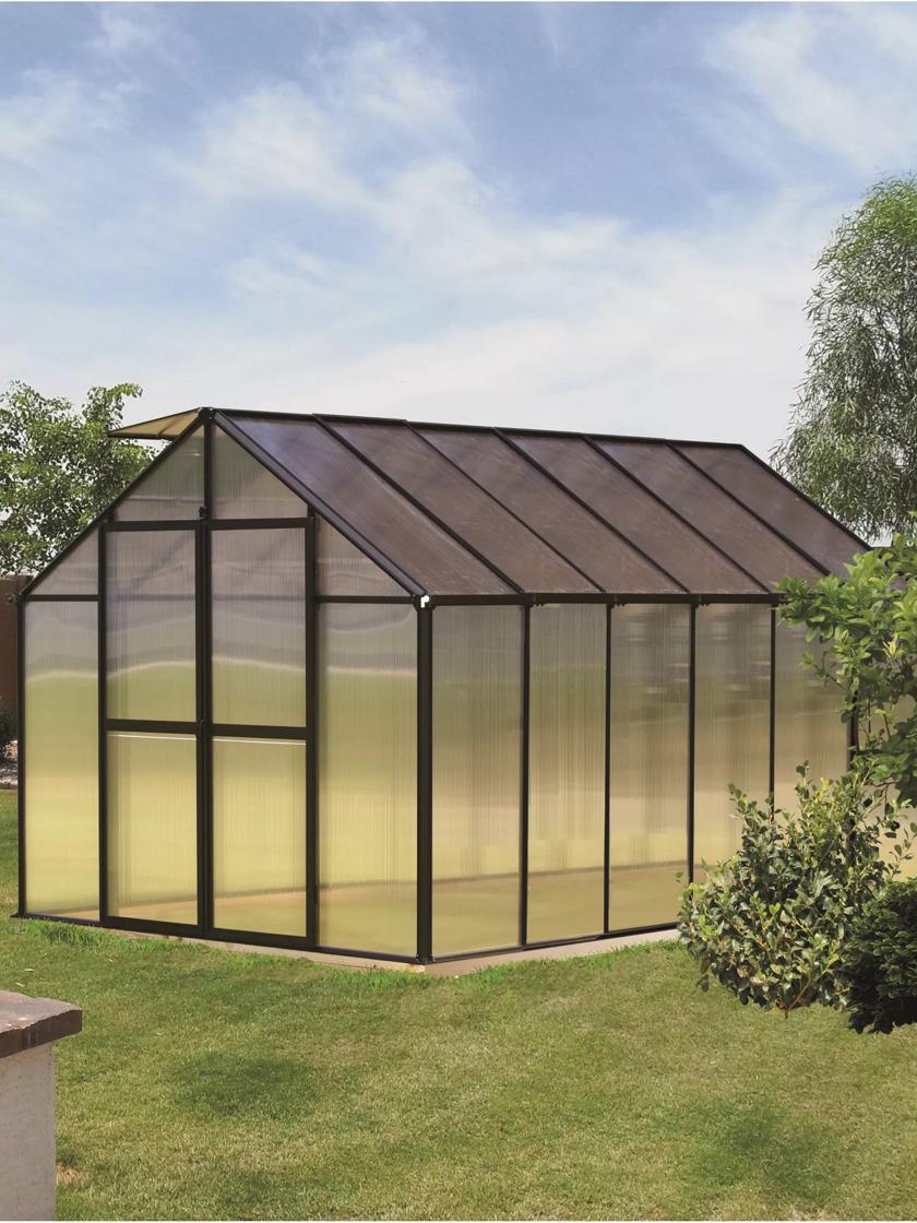 Greenhouse Kits |   MONT Premium Greenhouse, 8′ x 12′ GARDEN SUPPLIES Greenhouse Kits