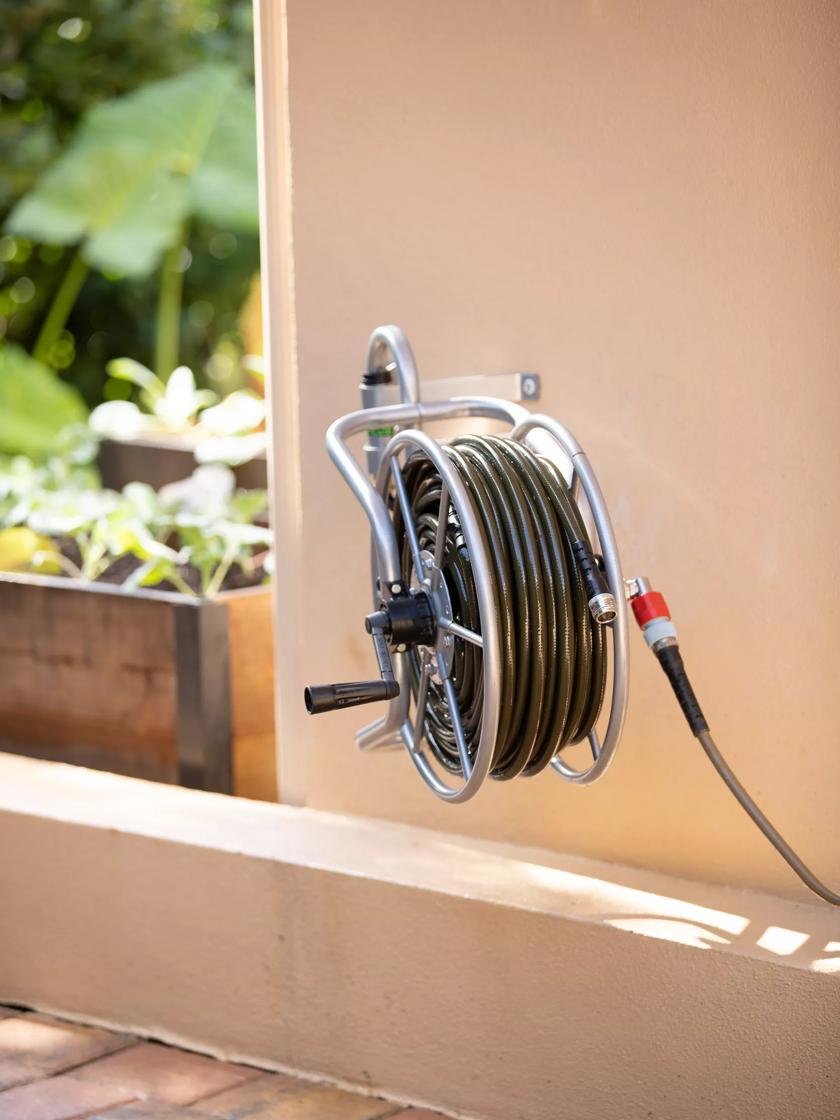 Hose Reels & Organizers |   Mounted Lifetime Garden Hose Reel GARDEN SUPPLIES Hose Reels & Organizers