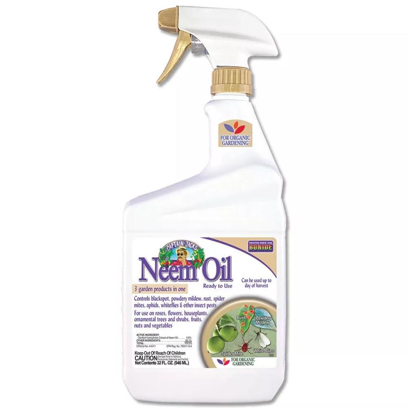 Insect Controls |   Captain Jack’s™ Neem Oil Spray, 32 Oz. GARDEN SUPPLIES Insect Controls