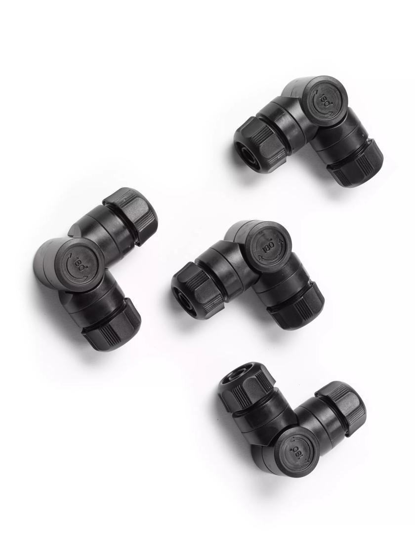 Irrigation Systems |   Snip-n-Drip Angle Connectors, Set of 4 GARDEN SUPPLIES Irrigation Systems