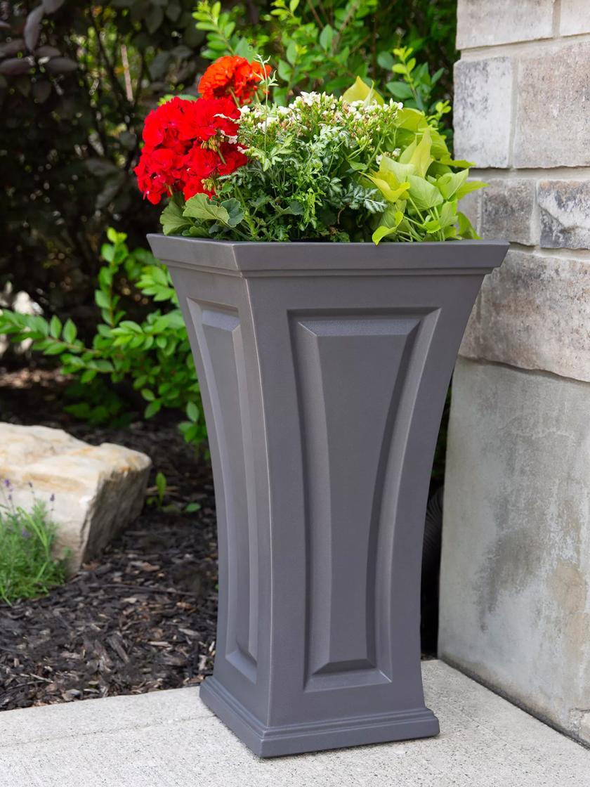 Patio Planters |   Cambridge Tall Planter, 28″ Height Patio Planters Patio Planters