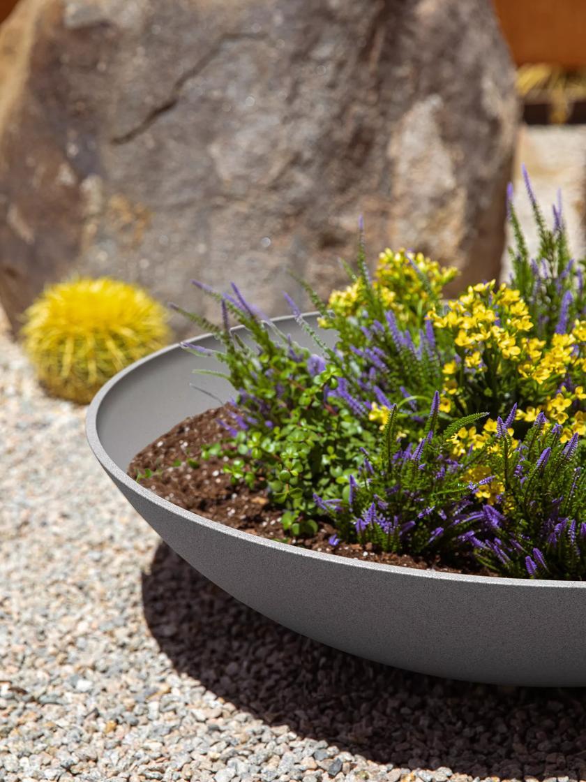 Patio Planters |   Veradek Pure Series Lane Bowl Planters Patio Planters Patio Planters