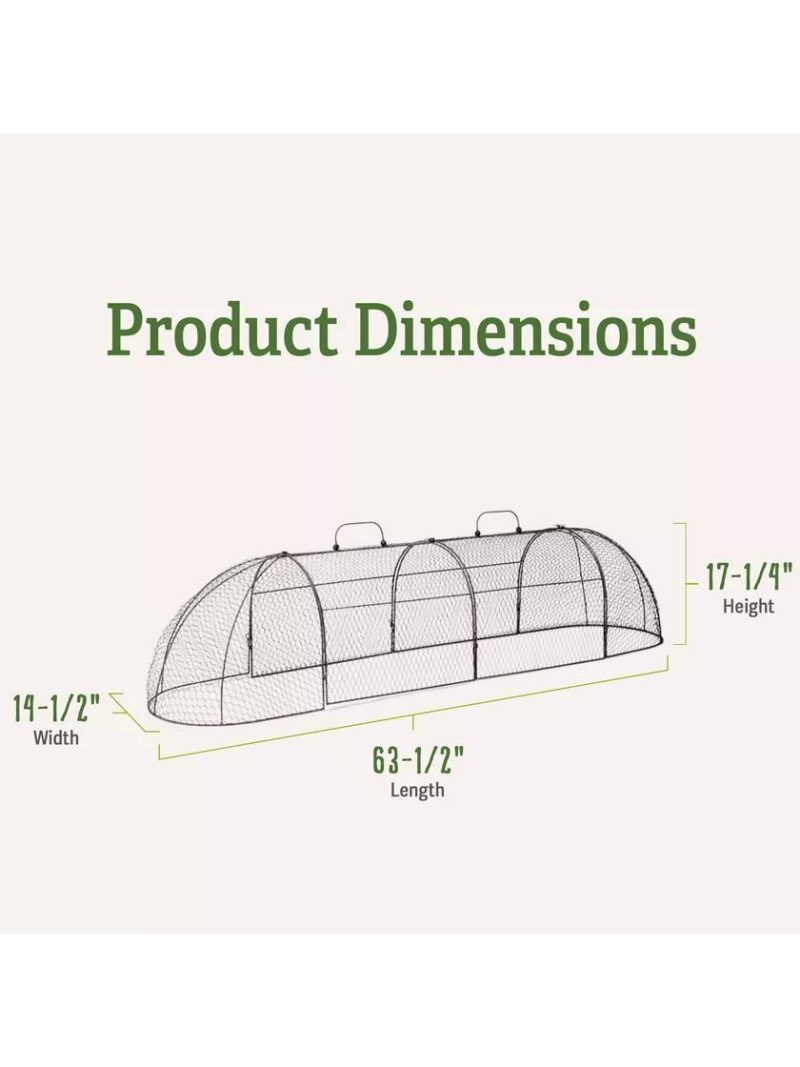 Plant Protectors & Row Covers |   3-in-1 Chicken Wire Cloche, XL GARDEN SUPPLIES Plant Protectors & Row Covers