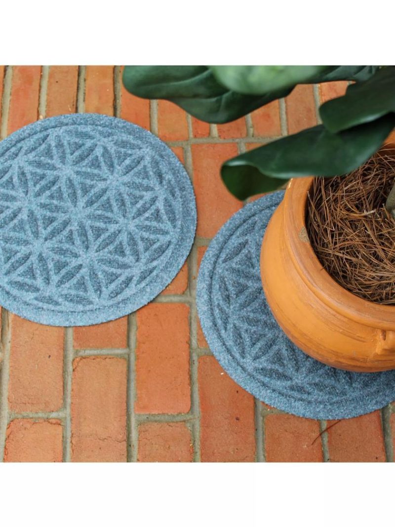 Plant Trays & Saucers |   WaterHog Flower of Life Plant Mats Plant Trays & Saucers Plant Trays & Saucers