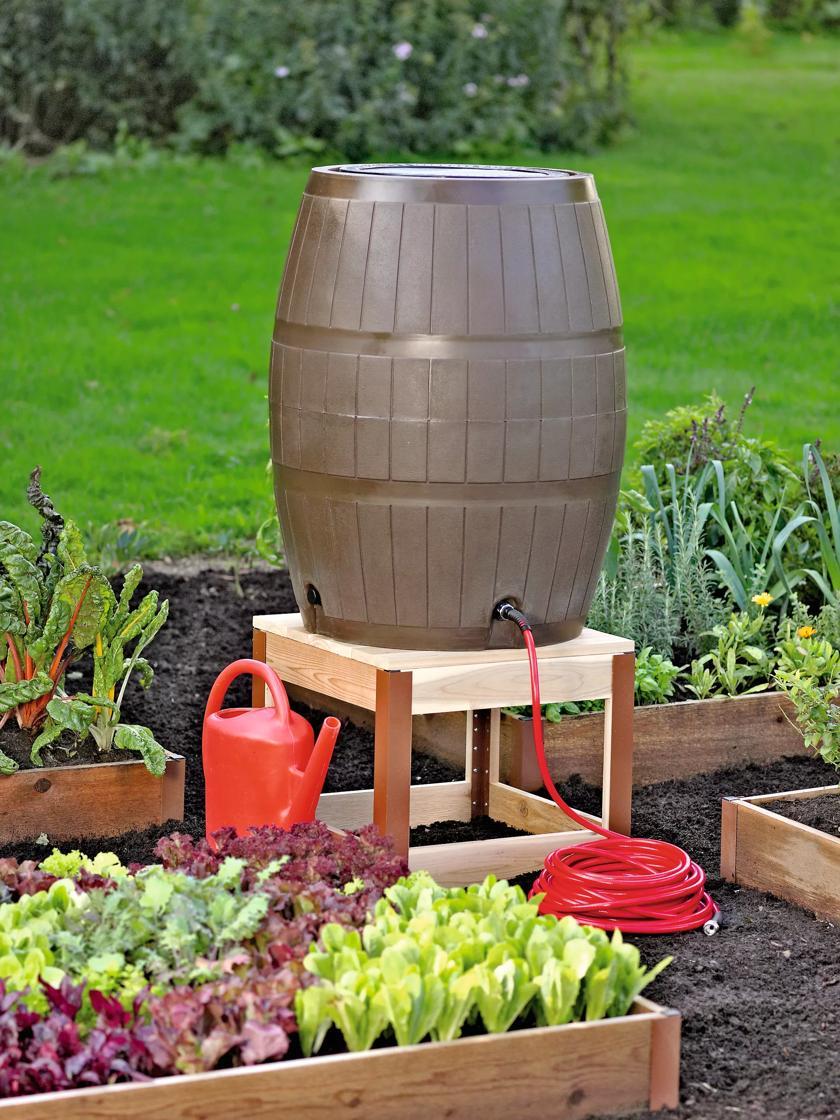 Rain Barrels |   Rain Barrel Stand GARDEN SUPPLIES Rain Barrels