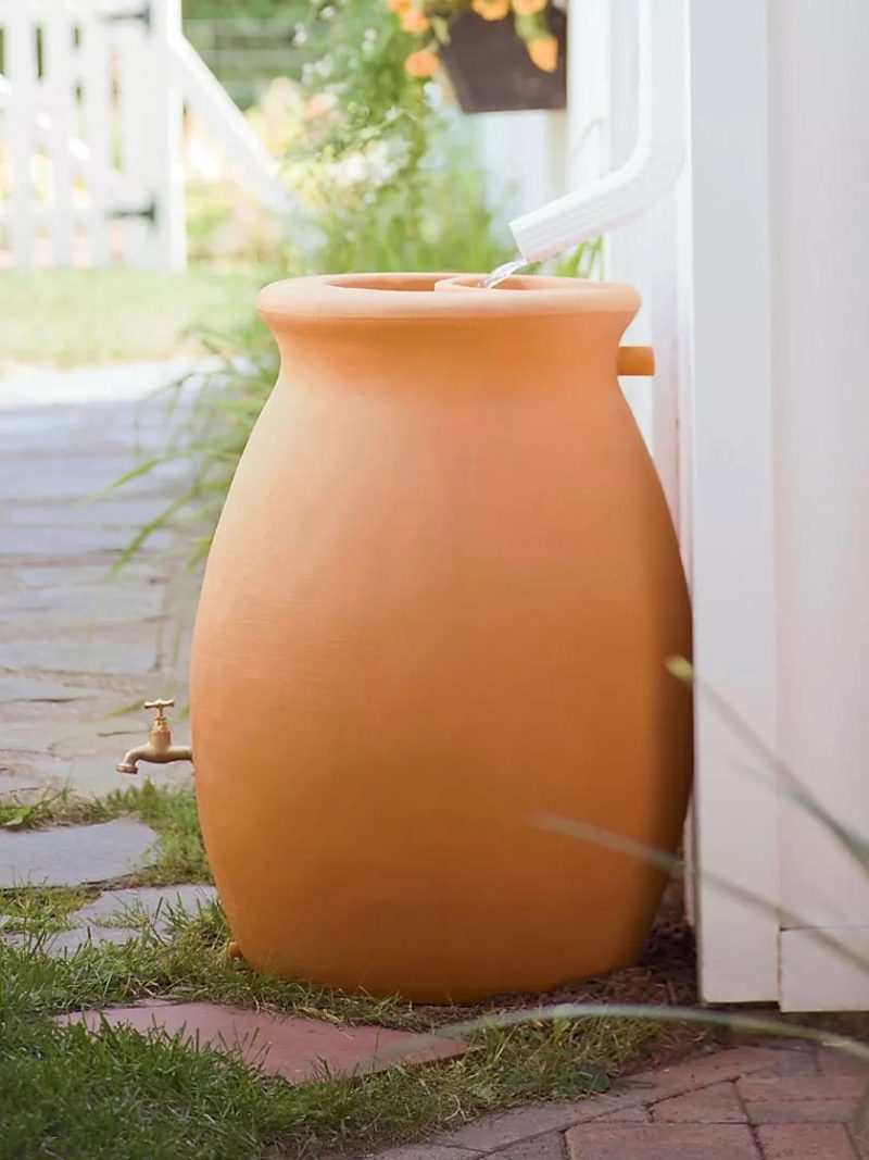 Rain Barrels |   Rainwater Urn, 50 Gallon GARDEN SUPPLIES Rain Barrels