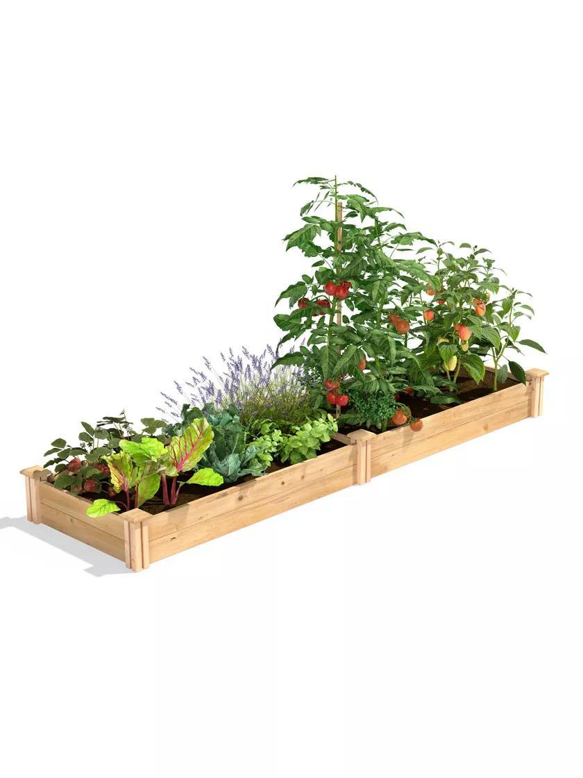 Raised Garden Beds |   2′ Cedar Raised Bed Garden Beds PLANTERS & RAISED BEDS Raised Garden Beds