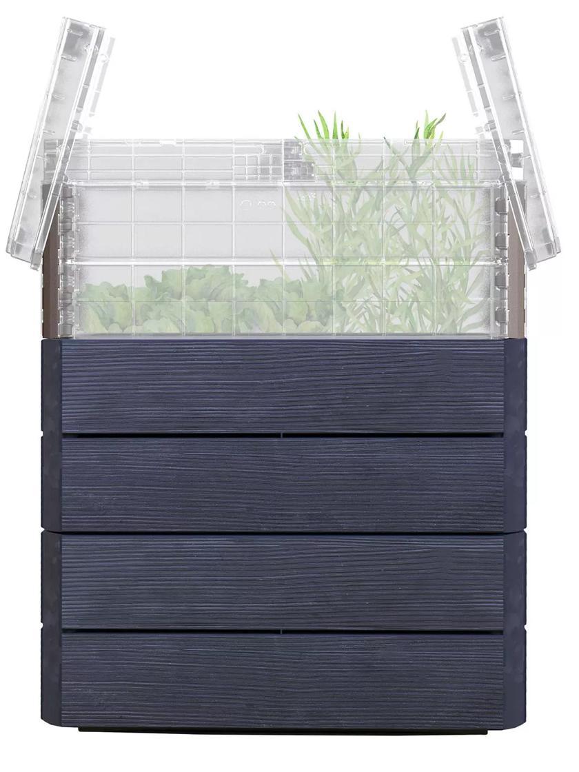 Raised Garden Beds |   Modular Rectangular Raised Bed Kit with Translucent Panels & Lid PLANTERS & RAISED BEDS Raised Garden Beds