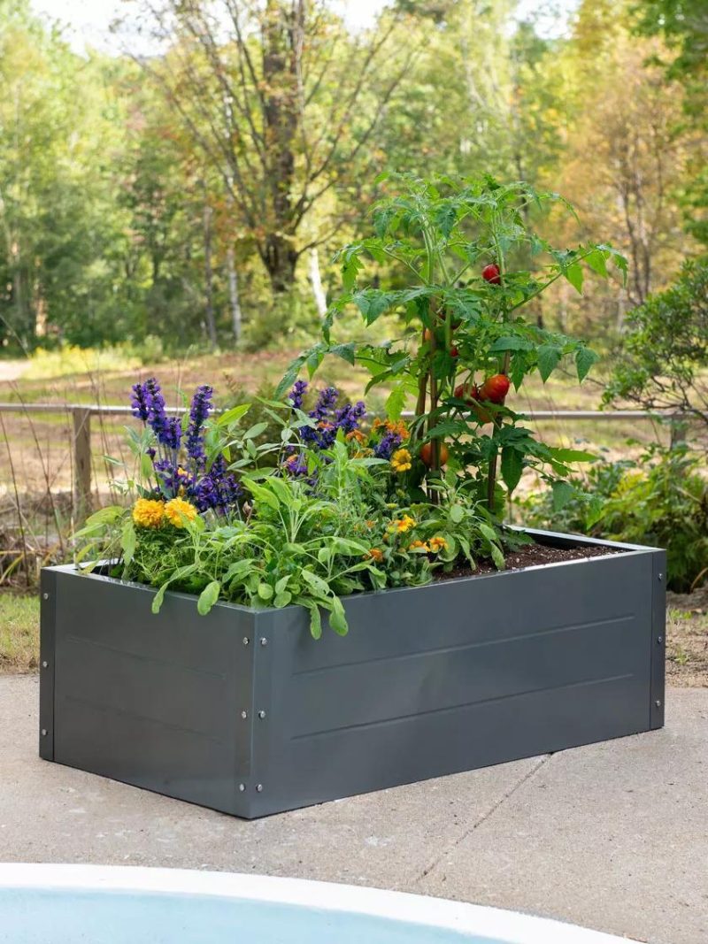 Raised Garden Beds |   Putnam Metal Raised Bed, 24″ x 45″ PLANTERS & RAISED BEDS Raised Garden Beds