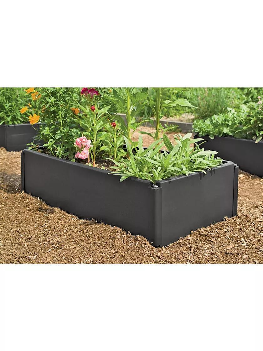 Raised Garden Beds |   Recycled Plastic Raised Bed (10″ D) PLANTERS & RAISED BEDS Raised Garden Beds