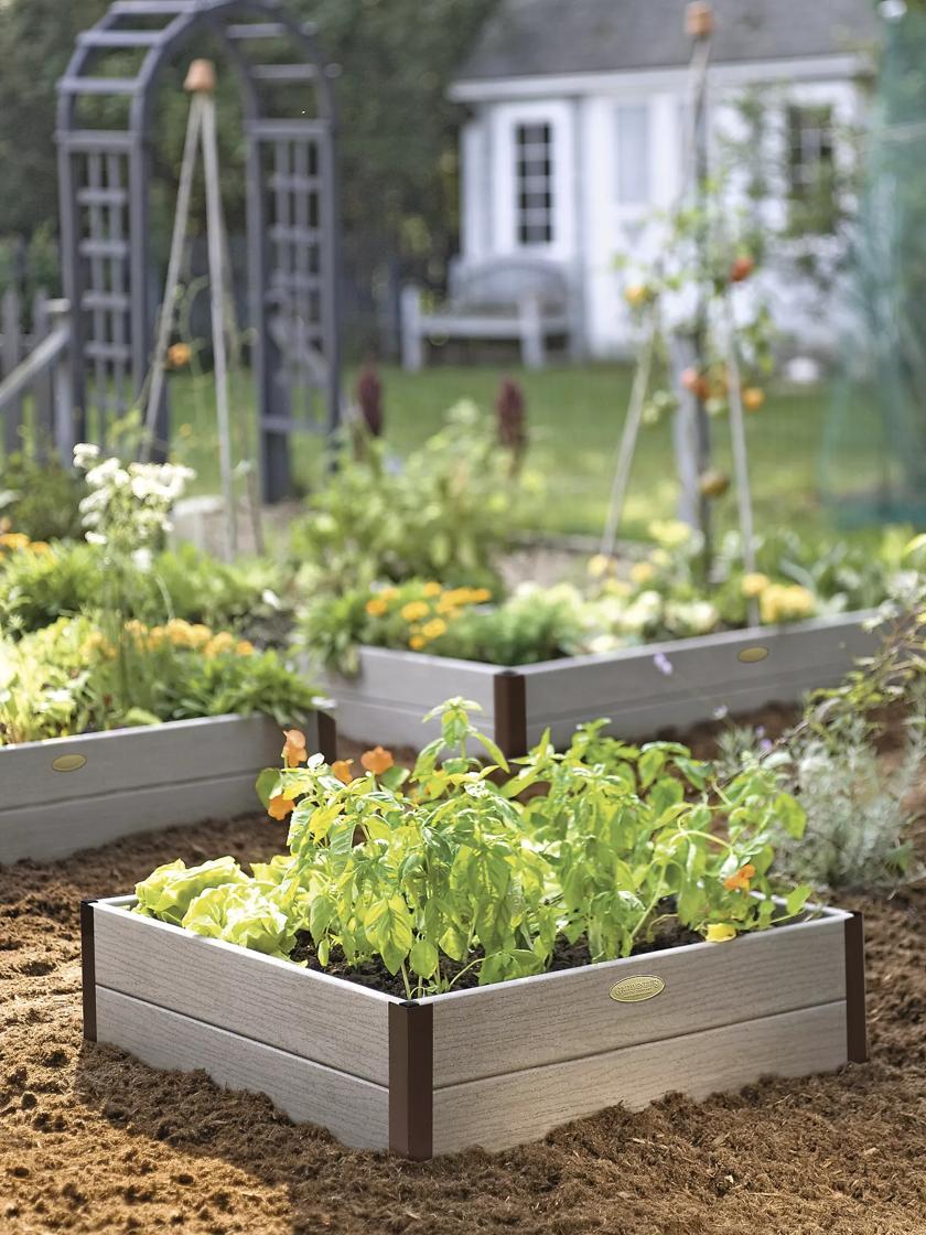 Raised Garden Beds |   Sustainable Raised Beds (10.5″ D) PLANTERS & RAISED BEDS Raised Garden Beds