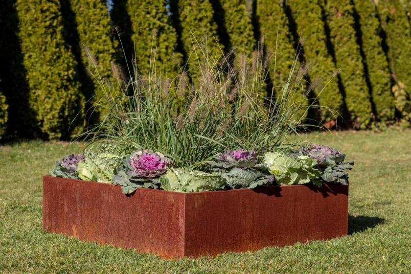 Raised Garden Beds |   Veradek Metallic Series Corten Steel Raised Garden Bed, 48″ PLANTERS & RAISED BEDS Raised Garden Beds