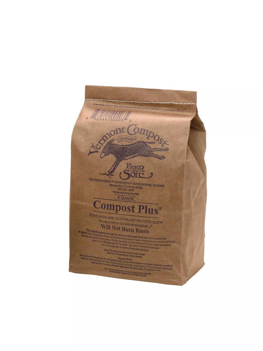 Soil Amendments |   Vermont Compost Container Booster Compost Mix, 6 Quarts GARDEN SUPPLIES Soil Amendments