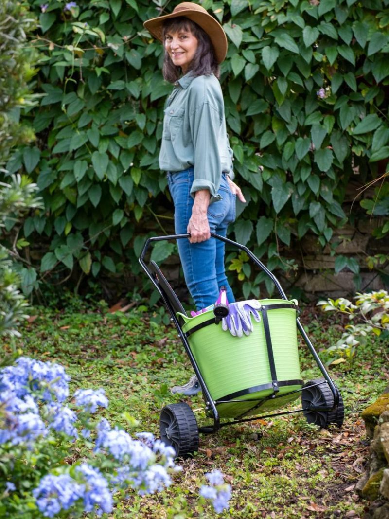 Trugs & Harvest Baskets |   Garden Clean-up Cart with Tubtrug GARDEN SUPPLIES Trugs & Harvest Baskets