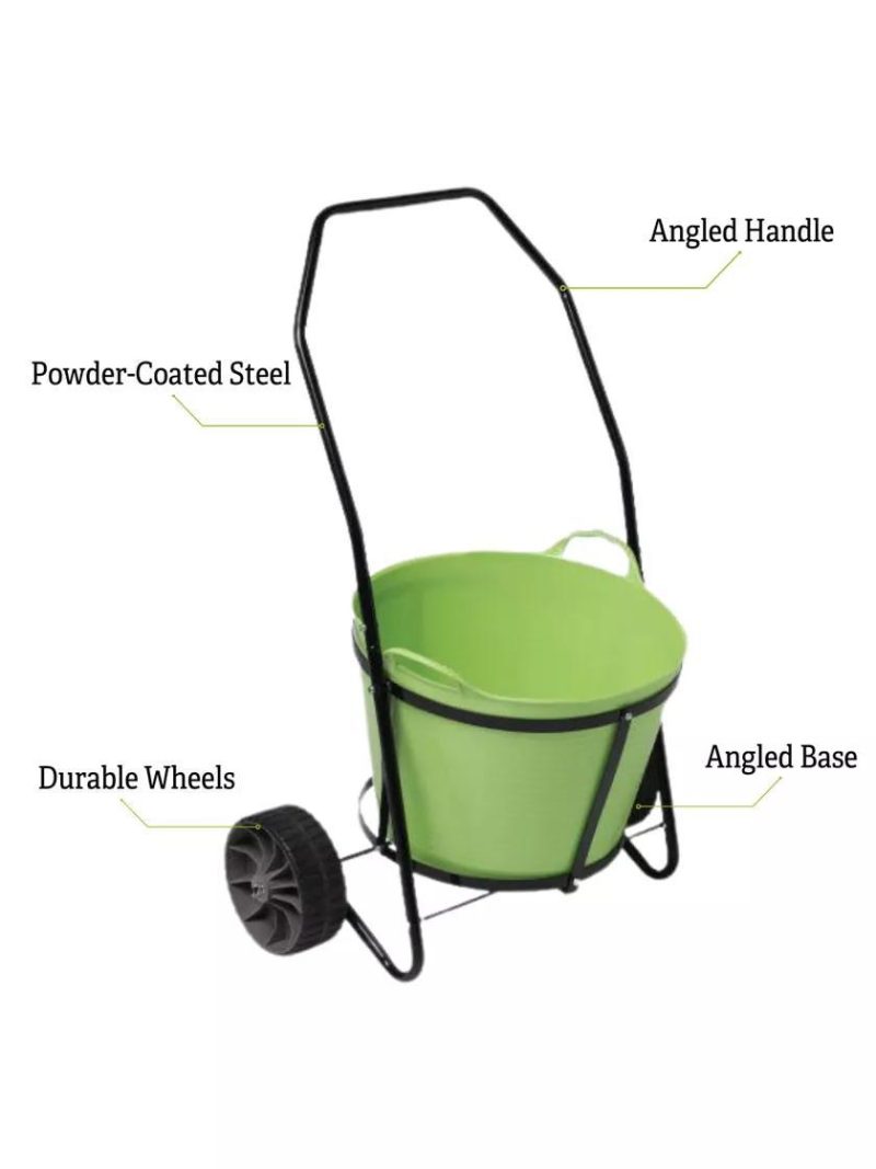 Trugs & Harvest Baskets |   Garden Clean-up Cart with Tubtrug GARDEN SUPPLIES Trugs & Harvest Baskets