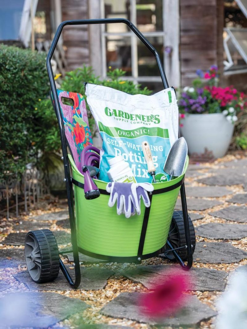 Trugs & Harvest Baskets |   Garden Clean-up Cart with Tubtrug GARDEN SUPPLIES Trugs & Harvest Baskets