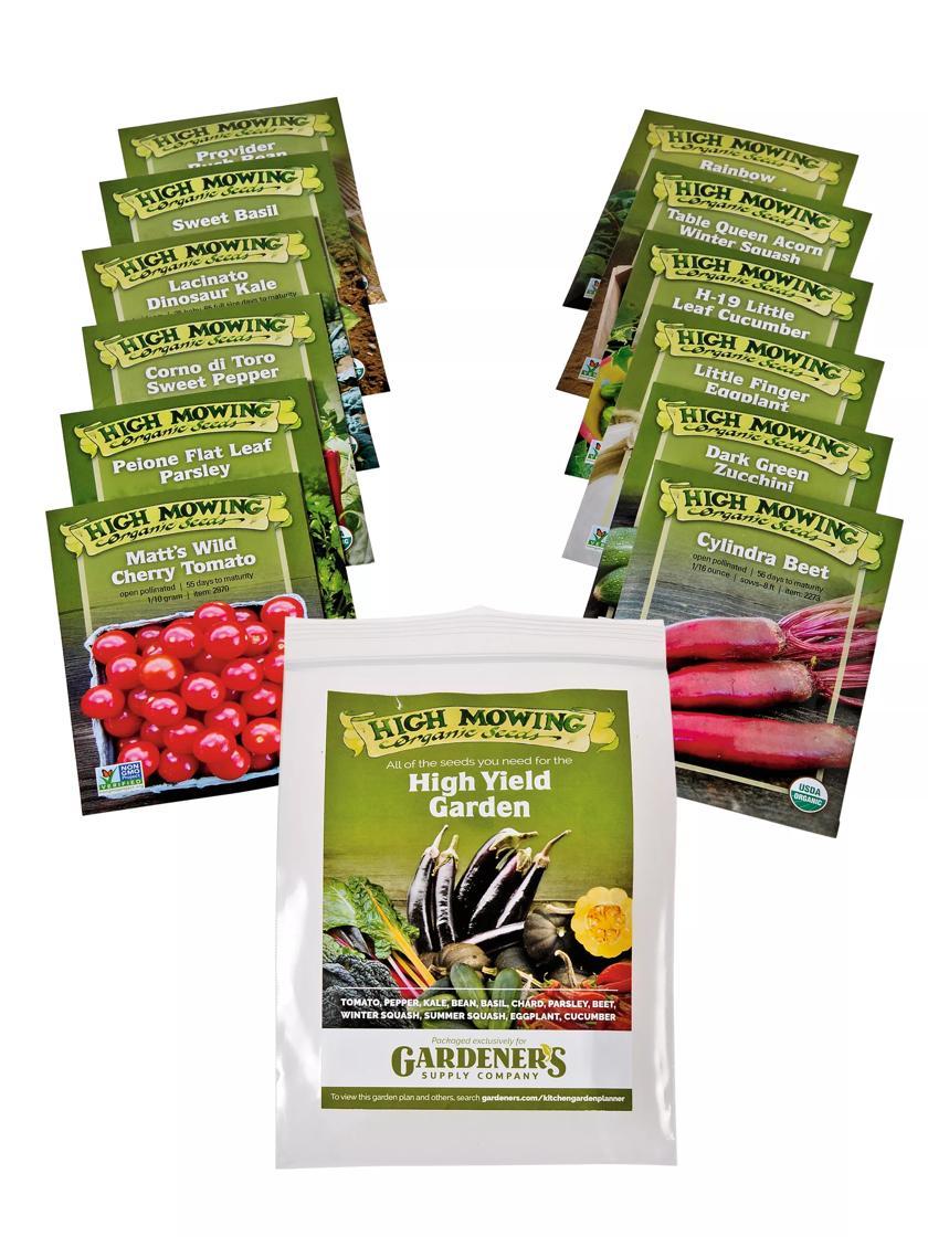 Vegetable Seeds |   High Yield Vegetable Garden Organic Seeds, Set of 13 GARDEN SUPPLIES Vegetable Seeds