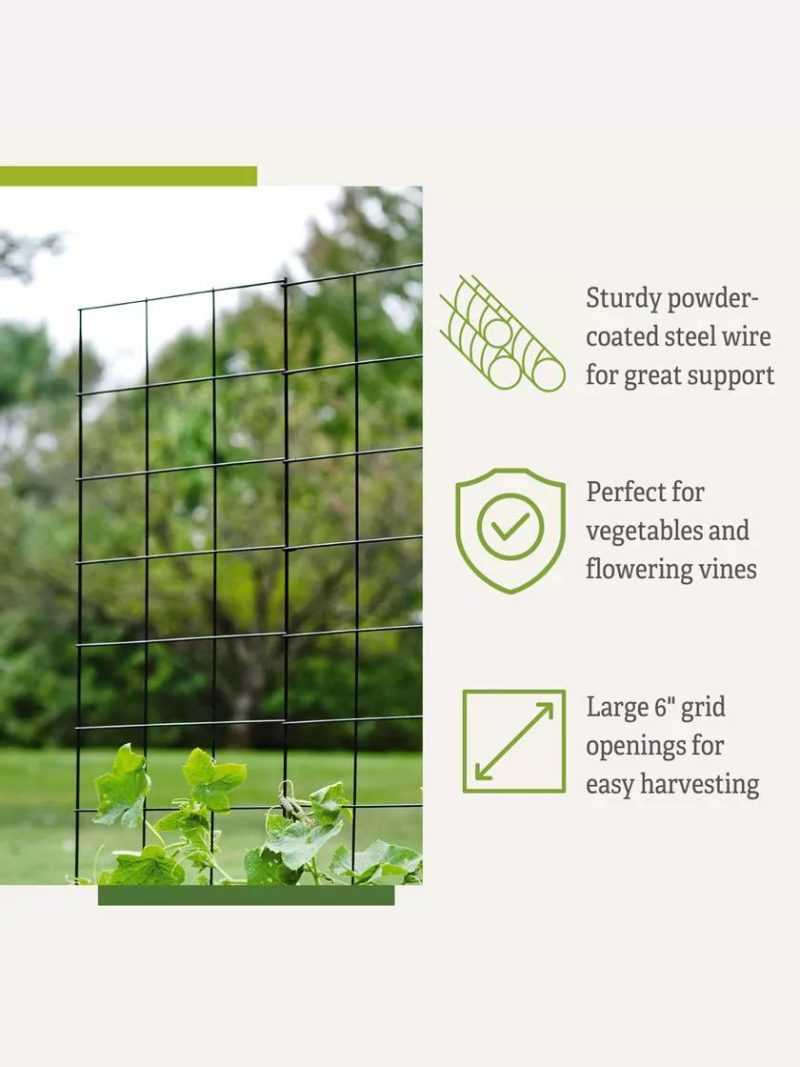 Vegetable Supports & Trellises |   Two Panel Folding Trellis GARDEN SUPPLIES Vegetable Supports & Trellises