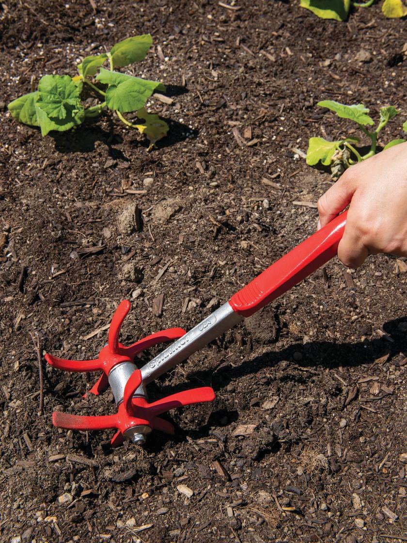 Weeders & Cultivators |   The Spintiller® Mini Handheld Tiller GARDEN SUPPLIES Weeders & Cultivators