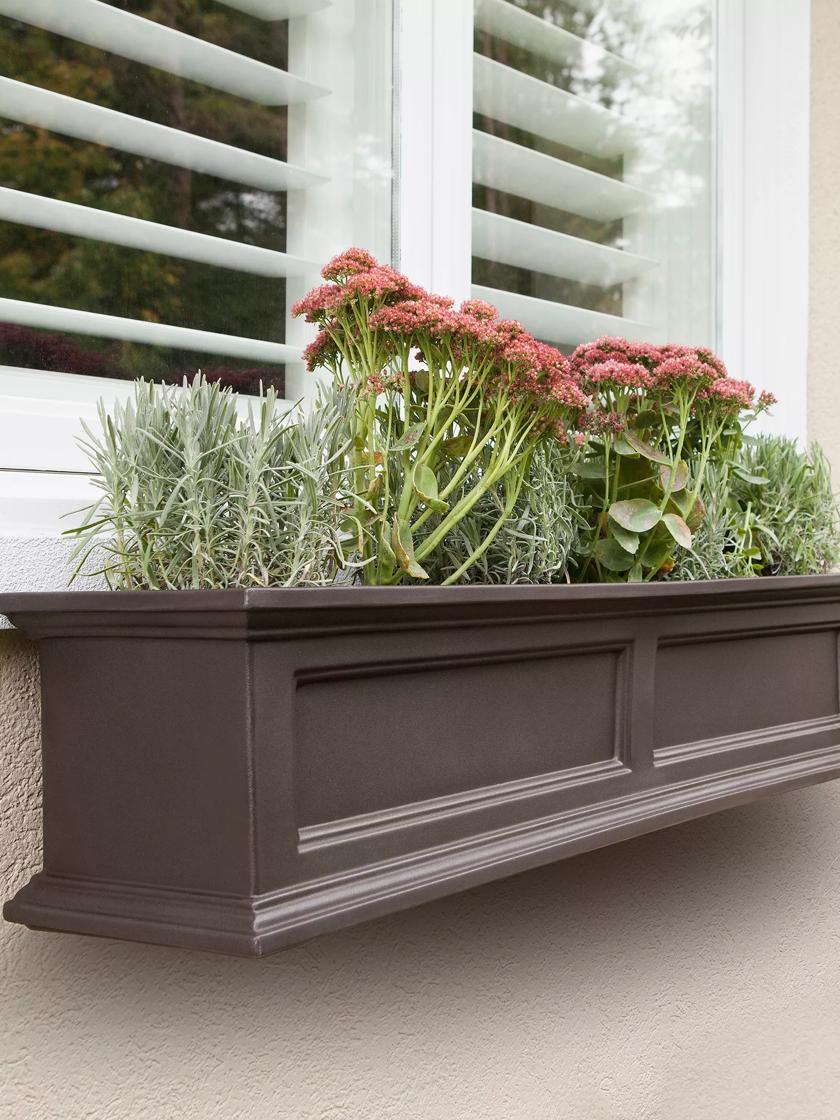 Window Boxes |   Fairfield Self-Watering Window Box, 4’ PLANTERS & RAISED BEDS Window Boxes