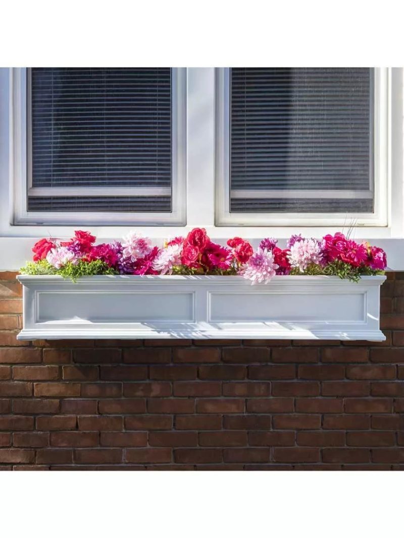 Window Boxes |   Fairfield Self-Watering Window Box, 5′ PLANTERS & RAISED BEDS Window Boxes