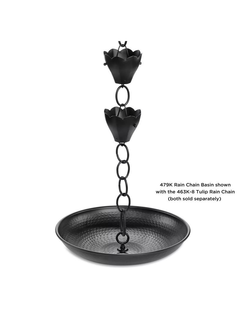 Watering Accessories |   Modern Farmhouse Large Aluminum Rain Chain Basin GARDEN SUPPLIES Watering Accessories