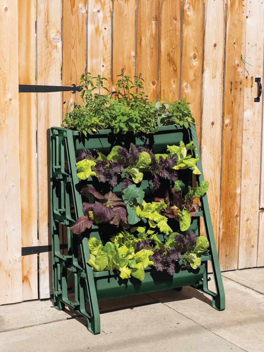 Patio Planters |   UpGarden Vertical Planter with Side Planters, 4-Tier Patio Planters Patio Planters