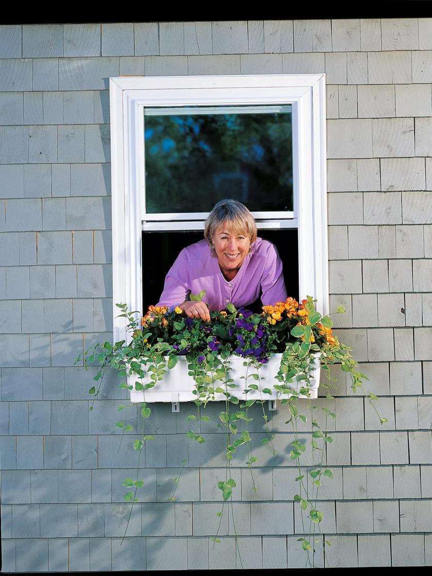 Window Boxes |   31″ Self-Watering Window Box PLANTERS & RAISED BEDS Window Boxes